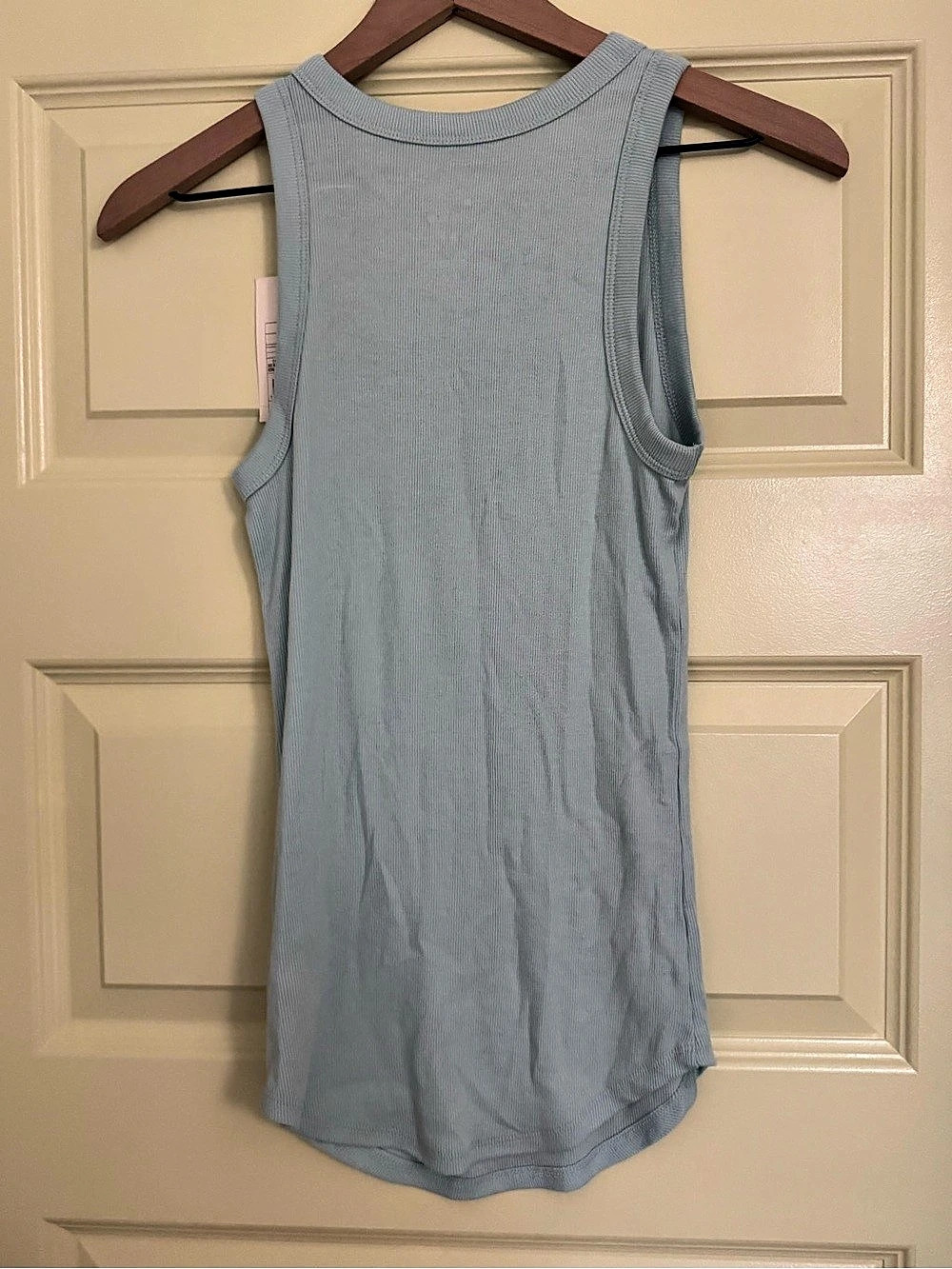 A new day Ribbed Tank Top in Blue Size Medium NWT